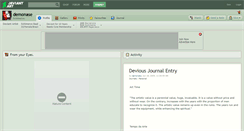 Desktop Screenshot of demonase.deviantart.com