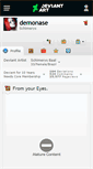 Mobile Screenshot of demonase.deviantart.com