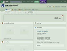 Tablet Screenshot of miracle-bernkastel.deviantart.com