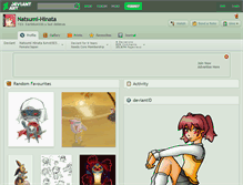 Tablet Screenshot of natsumi-hinata.deviantart.com