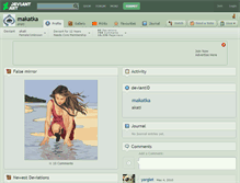 Tablet Screenshot of makatka.deviantart.com