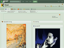 Tablet Screenshot of fessel.deviantart.com