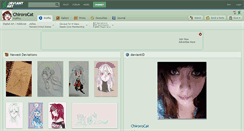 Desktop Screenshot of chirorocat.deviantart.com