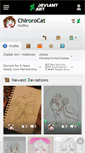 Mobile Screenshot of chirorocat.deviantart.com