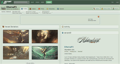 Desktop Screenshot of ethernalfx.deviantart.com