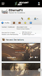 Mobile Screenshot of ethernalfx.deviantart.com