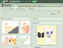 Tablet Screenshot of natsuyami.deviantart.com