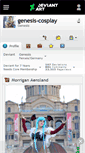 Mobile Screenshot of genesis-cosplay.deviantart.com