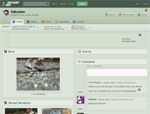 Tablet Screenshot of hakugen.deviantart.com