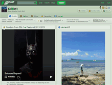Tablet Screenshot of exillior.deviantart.com