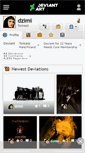 Mobile Screenshot of dzimi.deviantart.com