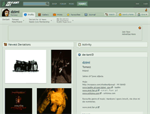 Tablet Screenshot of dzimi.deviantart.com