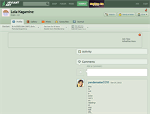 Tablet Screenshot of lola-kagamine.deviantart.com
