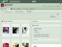 Tablet Screenshot of dead-dreams.deviantart.com
