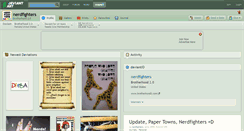 Desktop Screenshot of nerdfighters.deviantart.com
