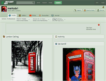 Tablet Screenshot of marksda1.deviantart.com