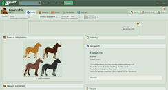 Desktop Screenshot of equinechic.deviantart.com