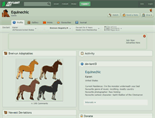 Tablet Screenshot of equinechic.deviantart.com