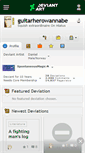 Mobile Screenshot of guitarherowannabe.deviantart.com