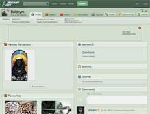 Tablet Screenshot of daichym.deviantart.com