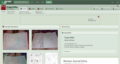 Desktop Screenshot of dragonmiika.deviantart.com