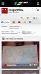 Mobile Screenshot of dragonmiika.deviantart.com