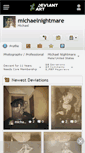 Mobile Screenshot of michaelnightmare.deviantart.com