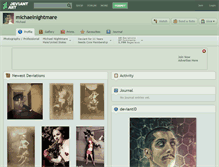 Tablet Screenshot of michaelnightmare.deviantart.com