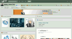 Desktop Screenshot of kadaj-x-yazoo-club.deviantart.com