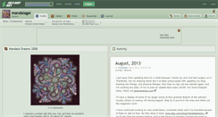 Desktop Screenshot of mandalagal.deviantart.com