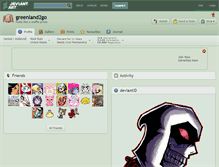 Tablet Screenshot of greenland2go.deviantart.com