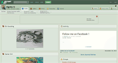 Desktop Screenshot of dignity13.deviantart.com