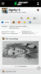 Mobile Screenshot of dignity13.deviantart.com