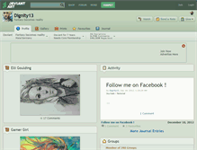 Tablet Screenshot of dignity13.deviantart.com