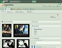 Tablet Screenshot of popperdshina.deviantart.com