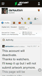 Mobile Screenshot of darkautism.deviantart.com