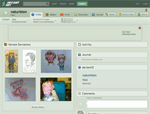 Tablet Screenshot of naturisten.deviantart.com