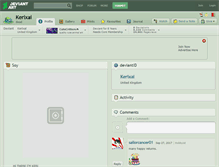 Tablet Screenshot of kerixai.deviantart.com