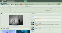 Desktop Screenshot of epheme.deviantart.com