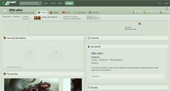 Desktop Screenshot of little-alien.deviantart.com