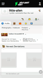 Mobile Screenshot of little-alien.deviantart.com