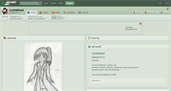 Desktop Screenshot of crystaliced.deviantart.com