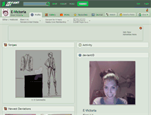 Tablet Screenshot of e-victoria.deviantart.com