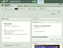 Tablet Screenshot of dogo987.deviantart.com
