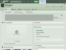 Tablet Screenshot of dporellana.deviantart.com