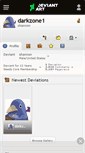 Mobile Screenshot of darkzone1.deviantart.com