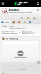 Mobile Screenshot of amollion.deviantart.com