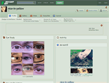 Tablet Screenshot of nice-in-yellow.deviantart.com
