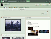 Tablet Screenshot of fleurdemai.deviantart.com
