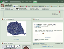 Tablet Screenshot of gabydizitti.deviantart.com